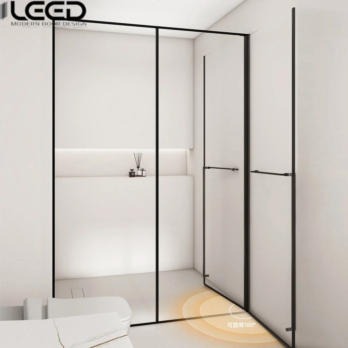 Cabin tắm 1 fix + 1 mở SHBH-106